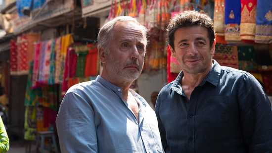 Patrick Bruel besucht Biel und bringt gleich zwei Filme mit: «Le meilleur reste à venir» (im Bild mit Fabrice Luchini) sowie «Villa Caprice». Bild: © Pathé Films