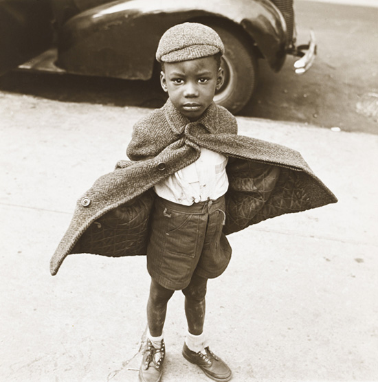 Jerome Liebling, Butterfly Boy, New York, 1949, gelatin silver print. The Jewish Museum, New York, Purchase: Mimi and Barry J. Alperin Fund. © Estate of Jerome Liebling.