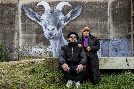 Ungleiches und doch kongeniales Paar: JR und Agnès Varda.